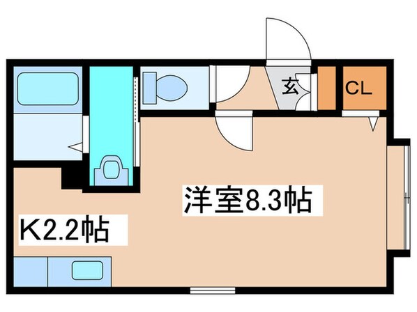 ルーミナスあいの里の物件間取画像